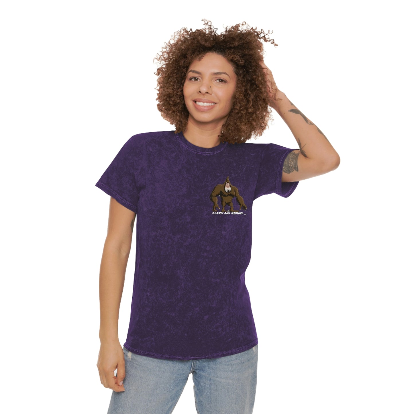 Classy and Refined - Sasquatch Mineral Wash T-Shirt