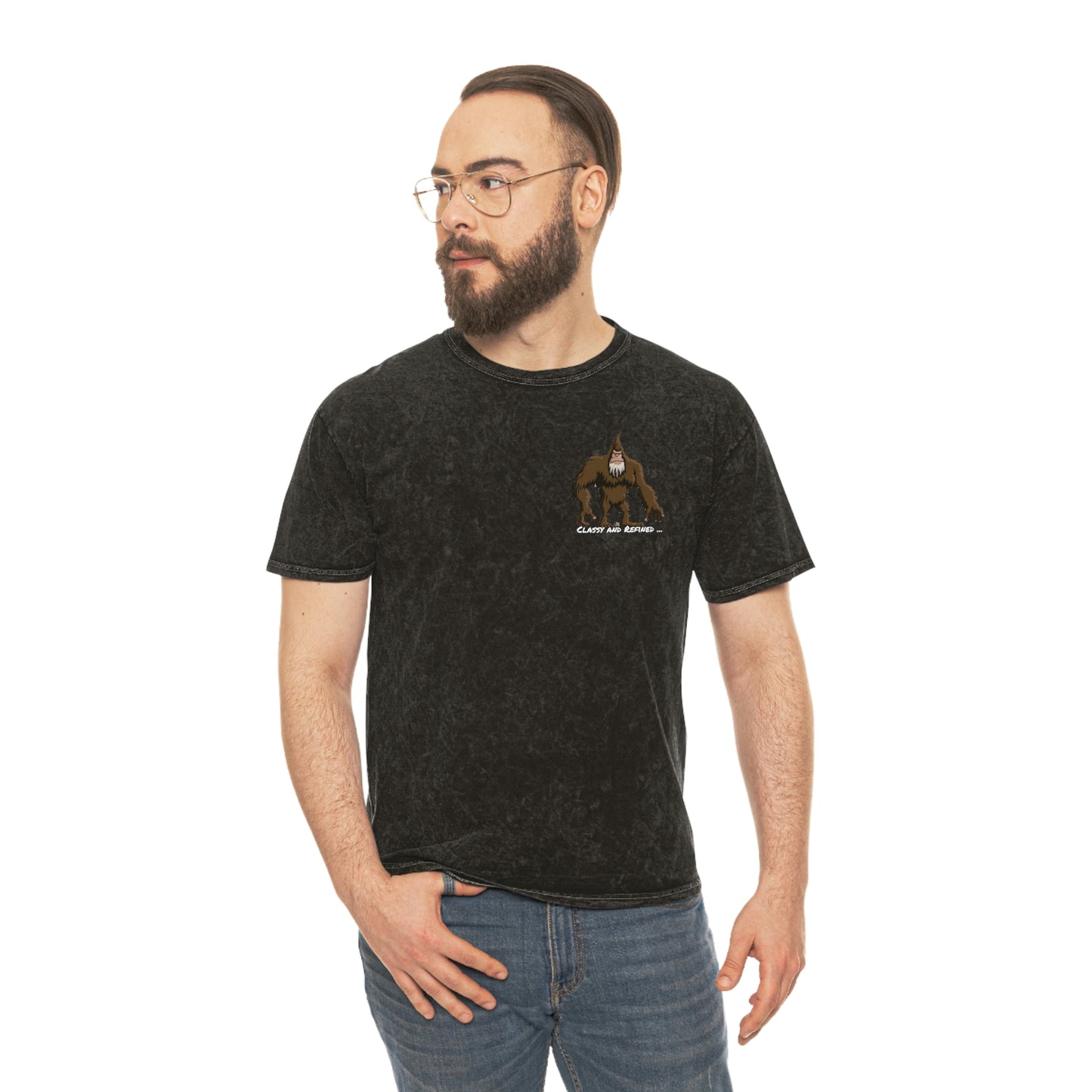 Classy and Refined - Sasquatch Mineral Wash T-Shirt