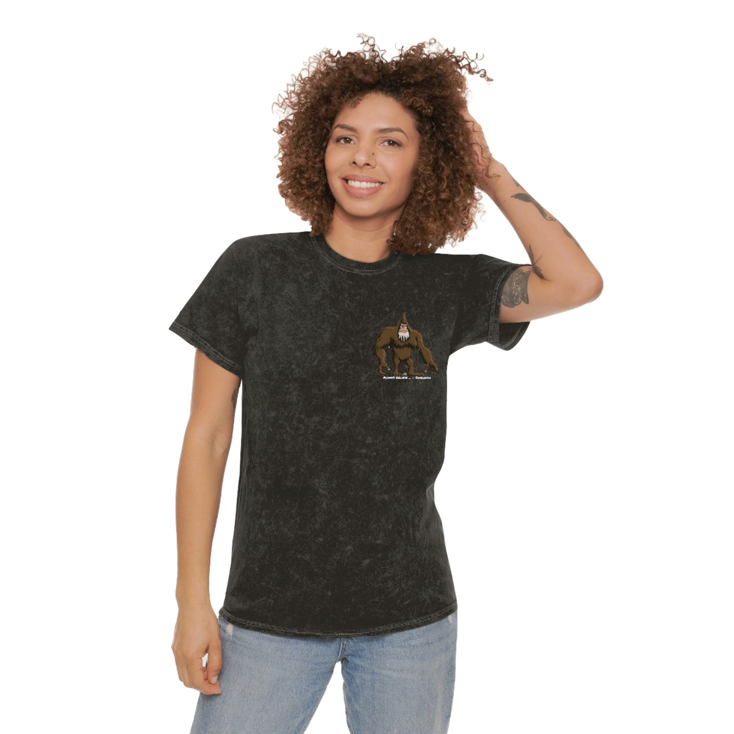 Believe in Sasquatch Mineral Wash T-Shirt